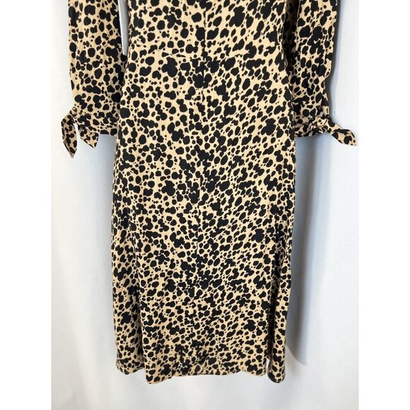 NWT Reformation Port Leopard Print High Neck Midi Dress $218 - Picture 8 of 14